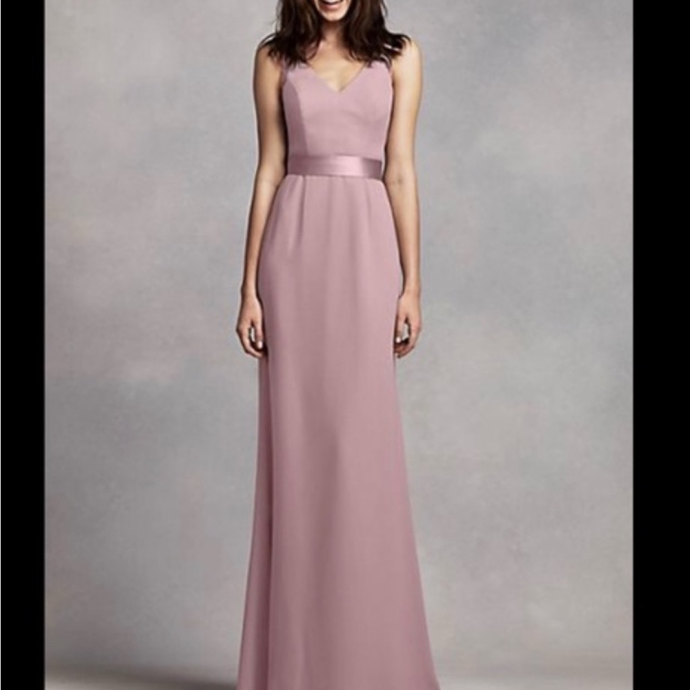 White by Vera Wang Pink Sedona Bridesmaid Dress